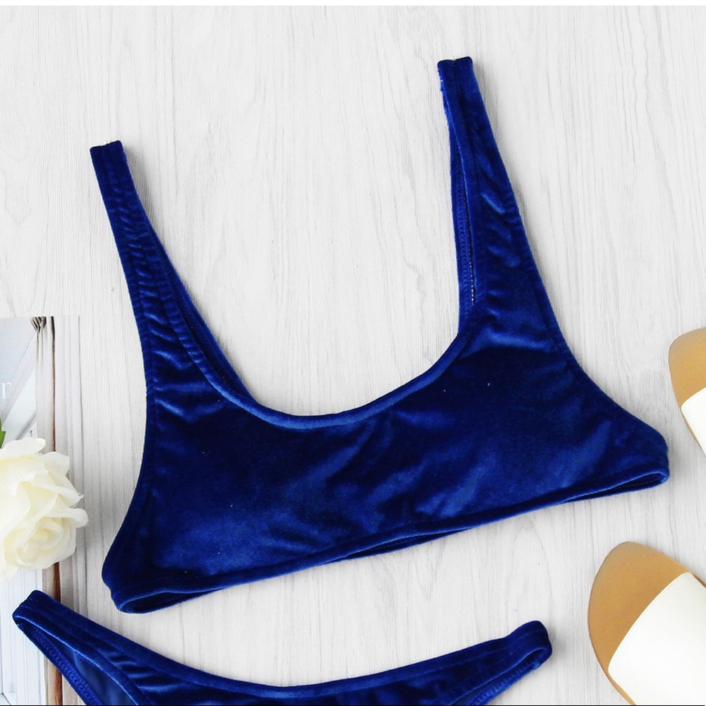 Velvet Bikini Top